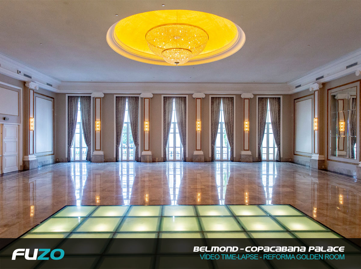 Belmond Copacabana Palace Reforma Golden Room Vídeo Time-Lapse