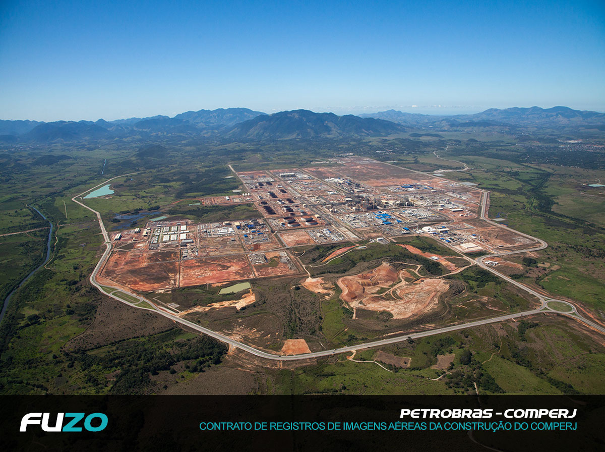 Petrobras Comperj Contrato registro construção e montagem do complexo petroquímico do rio de janeiro comperj Registro Imagens Aéreas